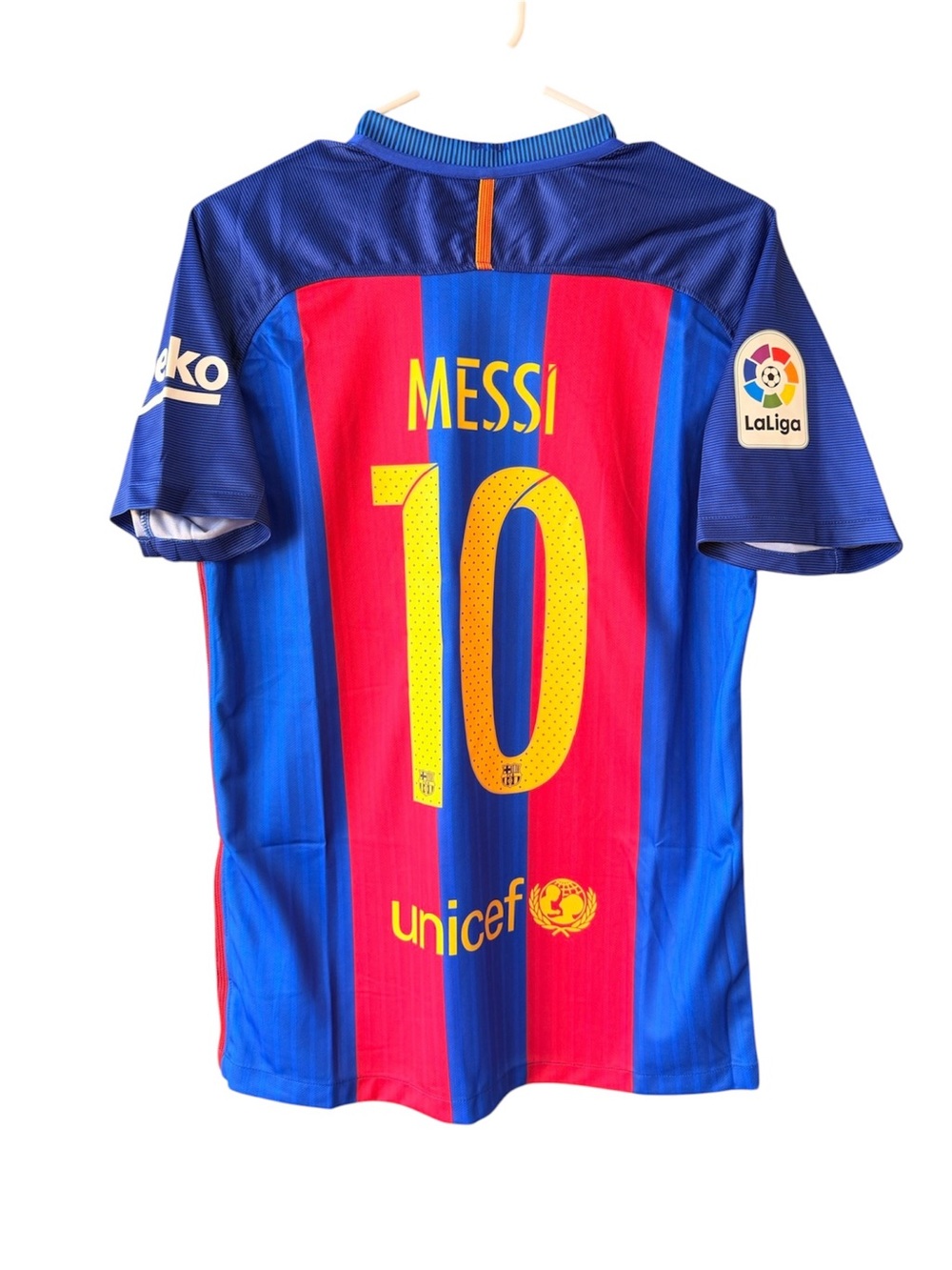 Barcelona Lionel Messi #10 2016/17 Home Soccer Jersey Men Size